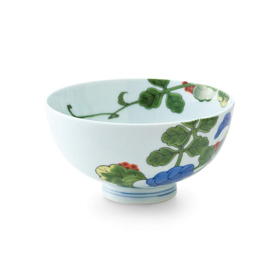 染錦木實飯碗 賞美堂 東京食器