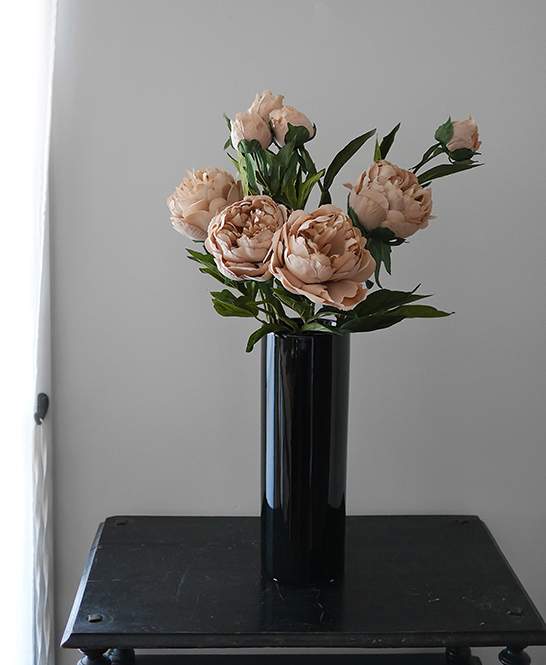 亮黑直筒花瓶 預購 東京食器