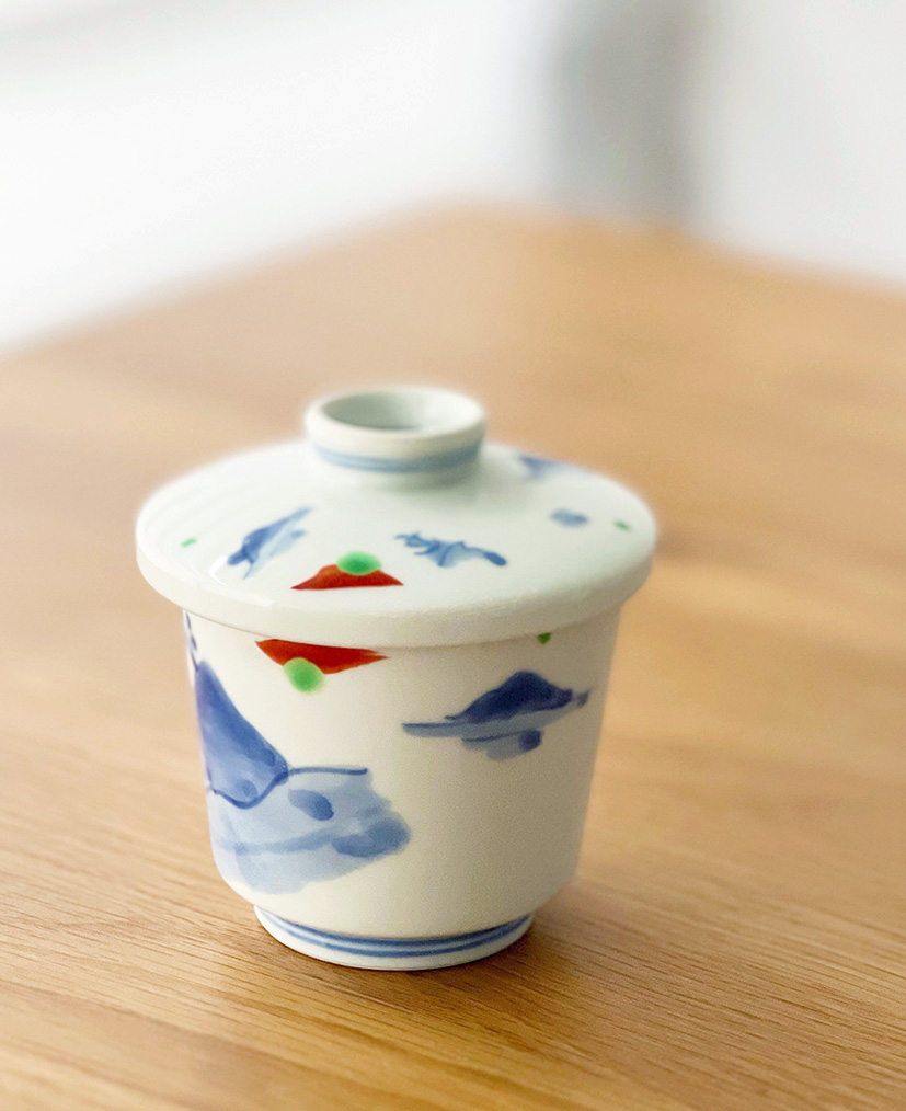 錦山水小蓋碗/有田燒/茶碗蒸- 東京食器 錦山水小蓋碗/有田燒/茶碗蒸- 東京食器